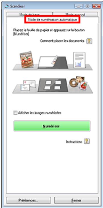 CANON PIXMA MP240 - Mode de numérisation automatique - 1