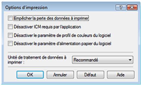 CANON PIXMA MP495 - Changement des options d'impression - 2