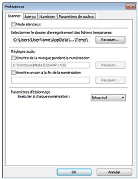 CANON PIXMA MP495 - Onglet Scanner - 1