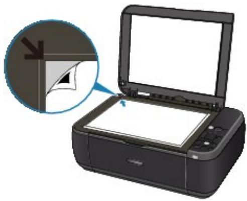 CANON PIXMA MP495 - Numérisez la feuille d'alignement de la tête d'impression pour ajuster la position de la tête d'impression. - 1