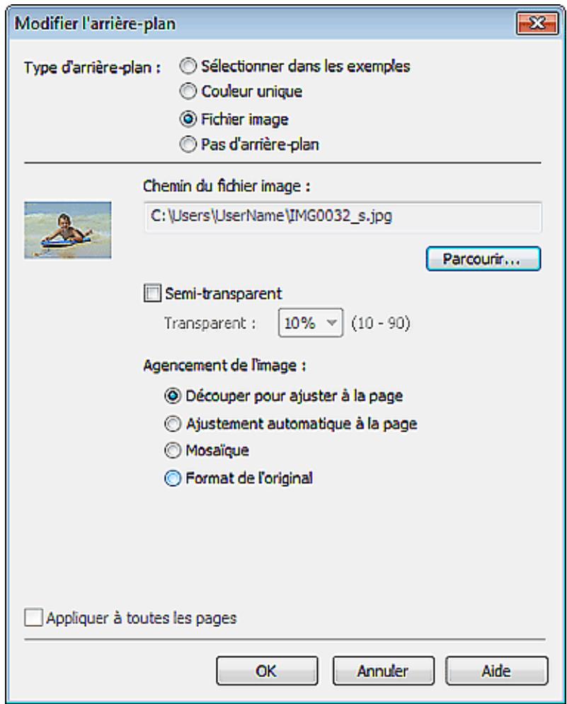 CANON PIXMA MP495 - Si l'option Fichier image est sélectionnée - 1