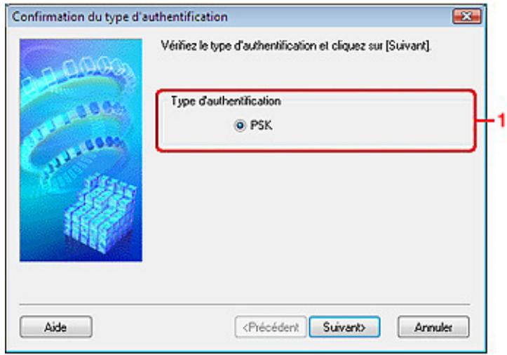 CANON PIXMA MP495 - Modification des paramètres détaillés WPA ou WPA2 - 2