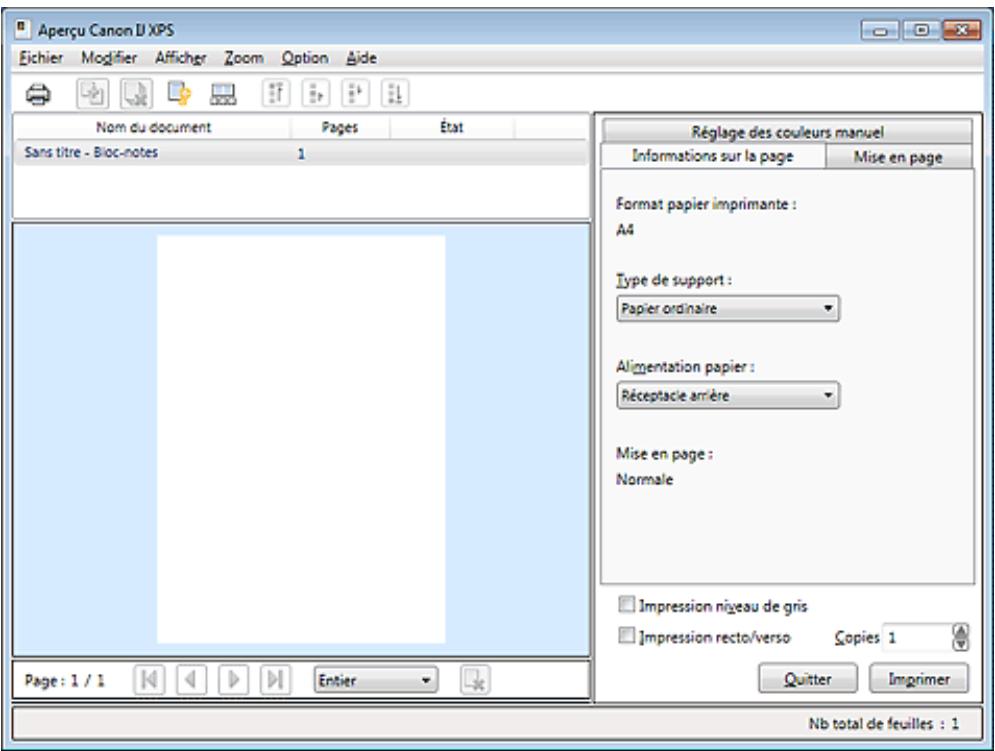 CANON PIXMA MP495 - Modification du document à imprimer ou réimpression à partir de l'historique des impressions - 1