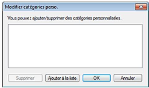 CANON PIXMA MP495 - Création de catégories personnalisées - 1