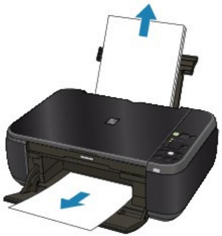 CANON PIXMA MP495 - Bourrage papier au niveau de l'emplacement de la sortie papier ou du réceptacle arrière - 1