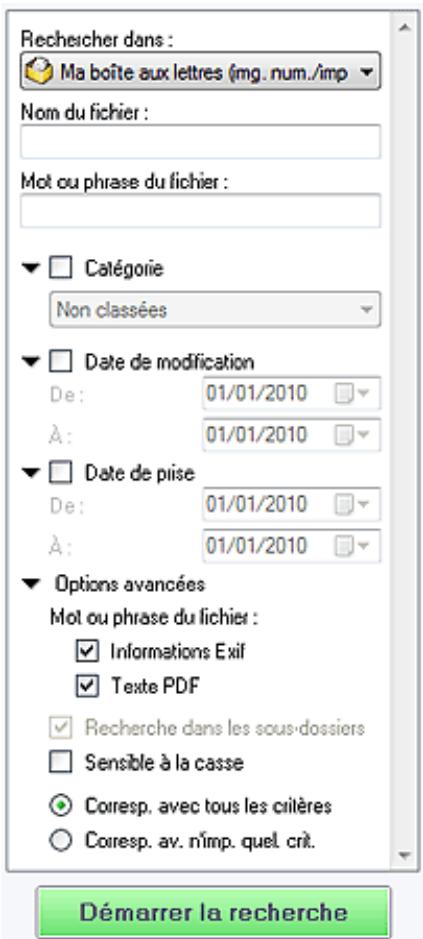 CANON PIXMA MP495 - Recherche avancée - 1