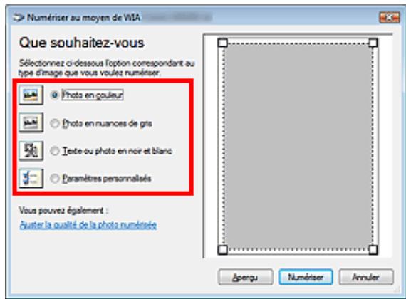 CANON PIXMA MP495 - Numérisation à l'aide du pilote WIA 1.0 - 2