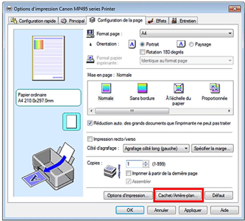 CANON PIXMA MP495 - Impression d'un cachet - 1