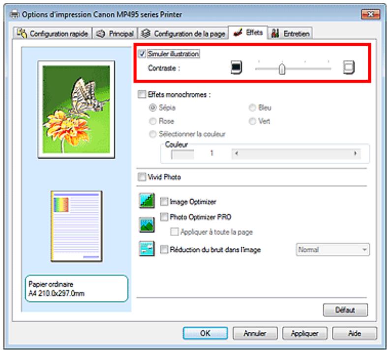 CANON PIXMA MP495 - Simulation d'une illustration - 2