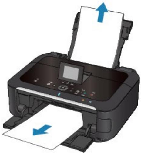 CANON MG5350 - Bourrage papier au niveau de l'emplacement de la sortie papier ou du réceptacle arrêté - 1