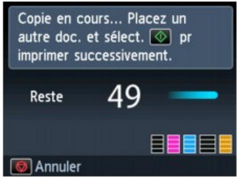 CANON MG5350 - Ajout de la tâche de copie (réalisation de la copie) - 1