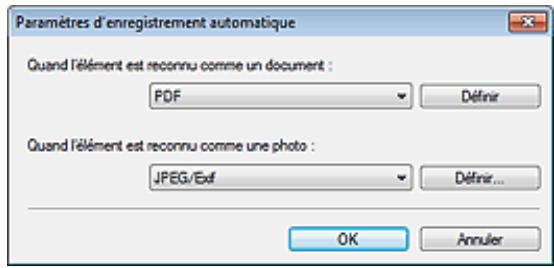 CANON MG5350 - Lorsque type de document est défini sur numérisation automatique - 1