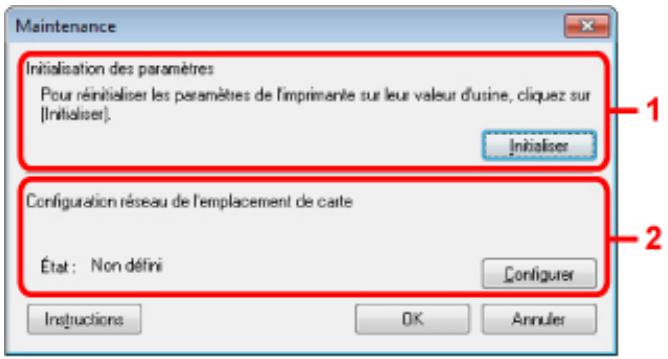 CANON MG5350 - Écran maintenance - 1