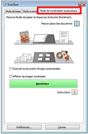 CANON MG5350 - Mode de numérisation automatique - 1