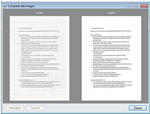CANON MG5350 - Le texte d'un document texte numérique dans MP navigator EX est trop clair - 4