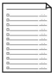 CANON MG5350 - Liste de contrôle - 1