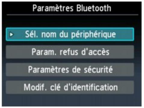 CANON MG5350 - Vérification du nom de périphérique de l'imprimante - 1