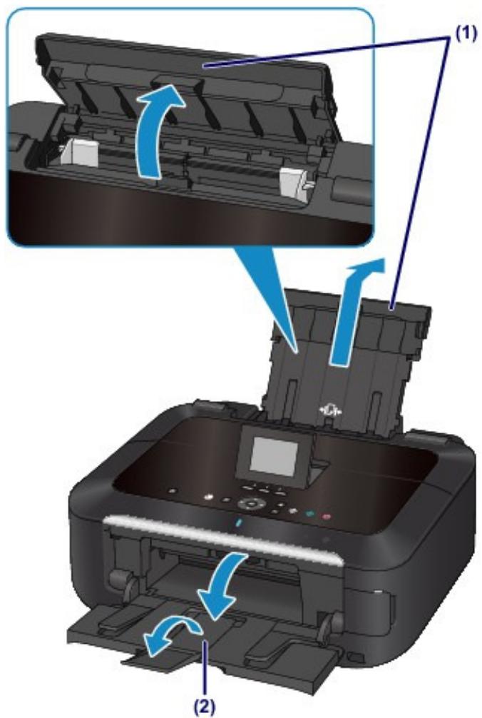CANON MG5350 - Chargez le papier. - 1