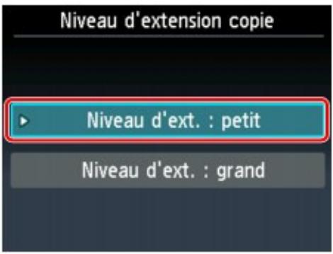 CANON MG5350 - Modification des paramètres de la machine à partir de l'écran LCD - 5