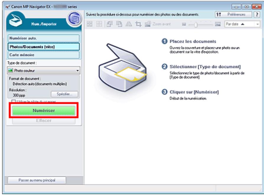 CANON MG5350 - Cliquez sur numériser. - 1
