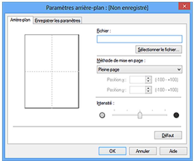 CANON MG5550 - Cliquez sur Sélectionner l'arrière-plan... - 1