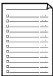 CANON MG5550 - - Liste de contrôle - 1