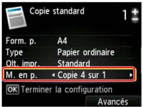 CANON MG5550 - Copie de quatre pages sur une seule feuille - 1