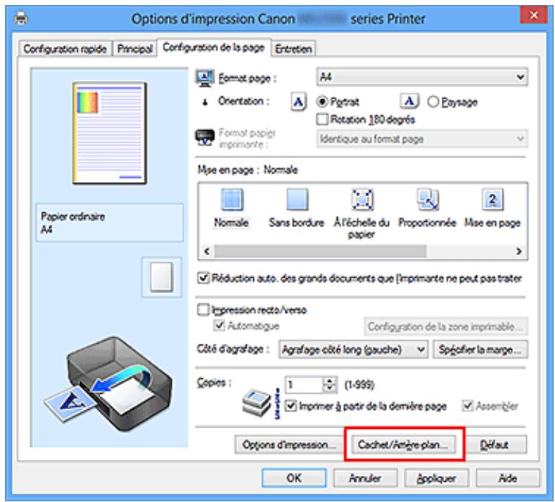 CANON MG5550 - Enregistrement d'un nouveau cachet - 1