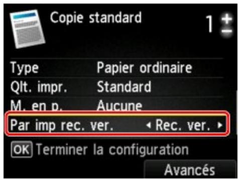 CANON MG5550 - Copie recto verso - 1