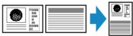 CANON MG5550 - Copie de deux pages sur une seule feuille - 4