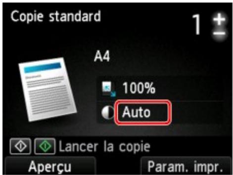CANON MG5550 - Intensité - 1