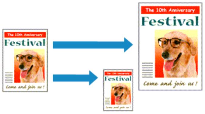 CANON PIXMA MG5650 - Impression à l'échelle du papier - 1