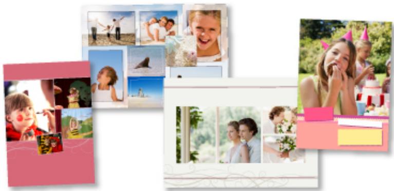 CANON PIXMA MG5650 - Placement automatique de photos - 1