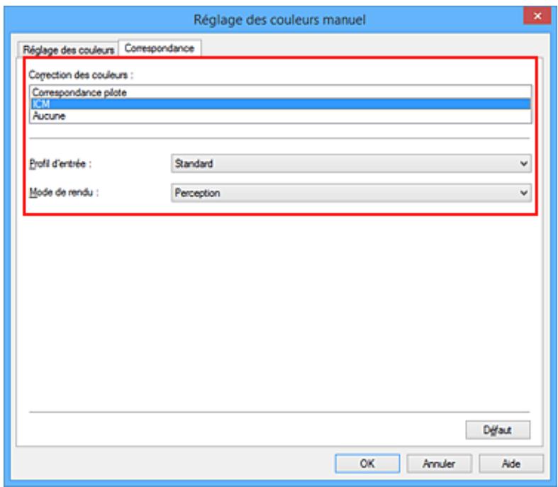CANON PIXMA MG5650 - Définition d'un profil ICC avec le pilote d'imprimante avant derialçeder à l'impression - 1