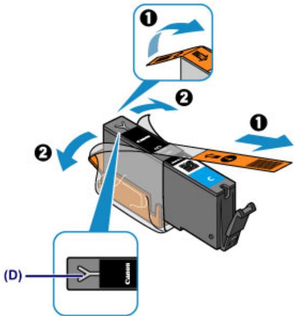 CANON PIXMA MG5650 - Préparez une nouvelle cartouche d'encre. - 1