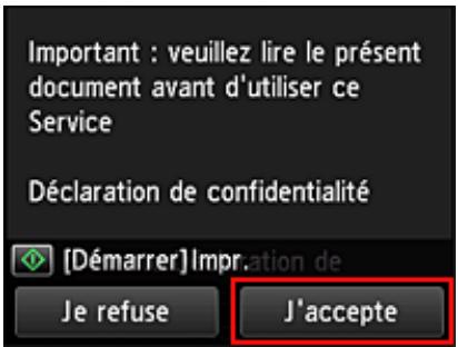 CANON PIXMA MG5650 - Préparation à l'utilisation de_PIXMA Cloud Link à partir de votre Imprimante - 5