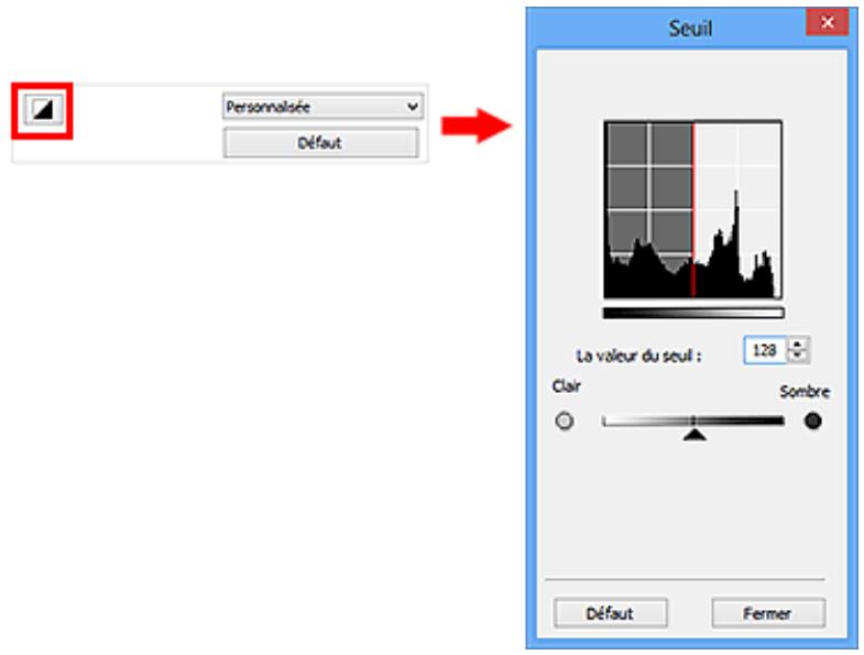 CANON PIXMA MG5650 - Paramétrage du seuil - 1