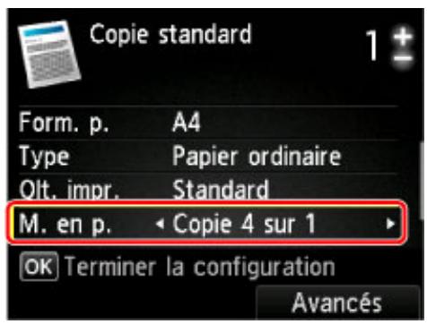 CANON PIXMA MG5650 - Copie de quatre pages sur une seule feuille - 1