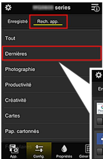 CANON PIXMA MG5650 - Zone de menus - 4