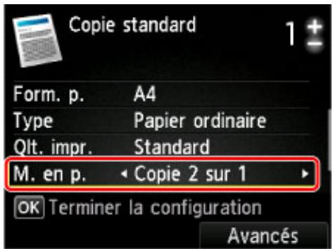 CANON PIXMA MG5650 - Copie de deux pages sur une seule feuille - 1