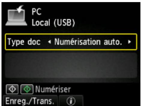 CANON PIXMA MG5650 - Transfert des données numériées sur un ordinateur à l'aide du panneau de contrôle de la machine - 1