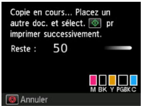 CANON PIXMA MG5650 - Ajout de la tâche de copie (Réssération de la copie) - 1