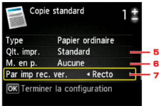 CANON PIXMA MG5650 - Éléments de paramètre - 2