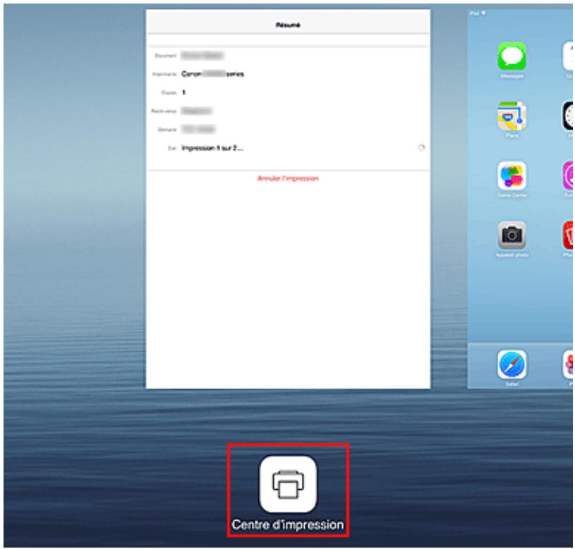 CANON PIXMA MG5650 - Vérification de l'etat de l'impression - 1