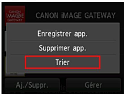 CANON PIXMA MG5650 - Sélectionnez Trier - 1
