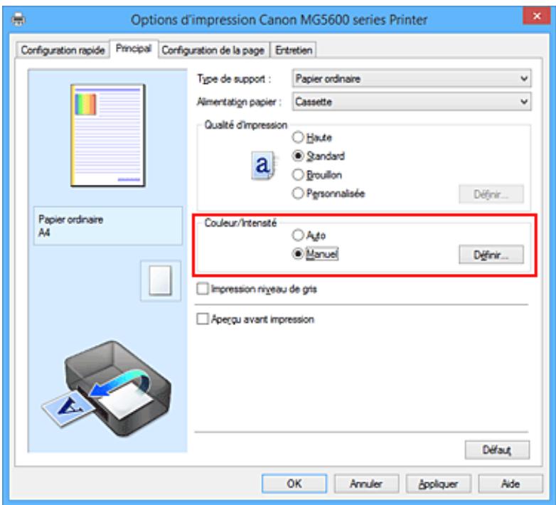 CANON PIXMA MG5650 - Réglage du contraste - 3