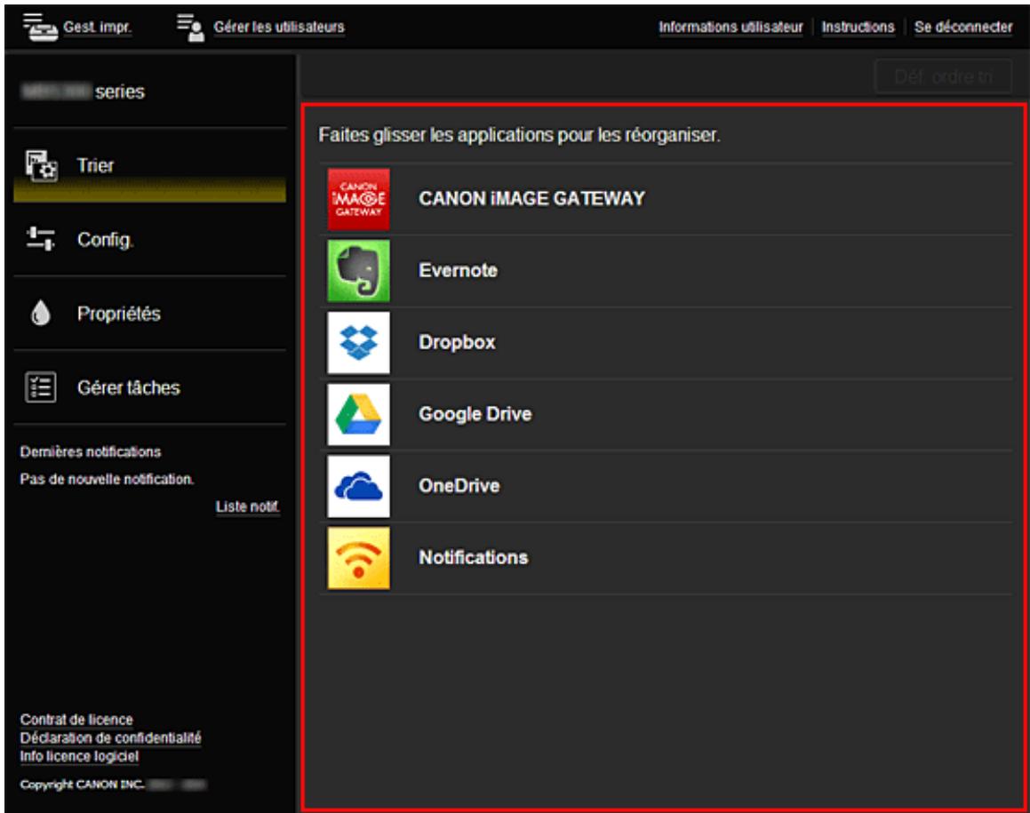 CANON PIXMA MG5650 - Zone d'affichage - 1