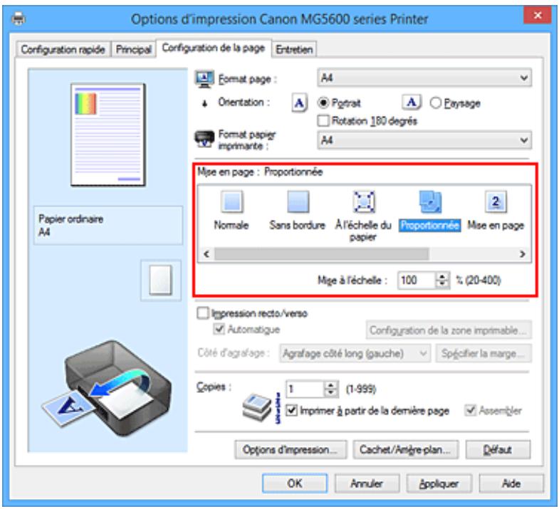 CANON PIXMA MG5650 - Impression proportionnée - 2