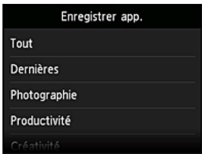 CANON PIXMA MG5650 - Ajouter des applications - 4
