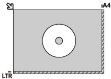 CANON PIXMA MG5650 - Chargement d'un seul original au centre de la vitre d'exposition - 2
